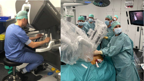 Robotic surgery for bariatric procedures
